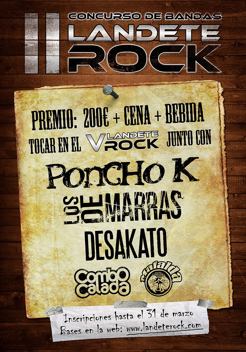 Concurso de bandas Landete Rock 2014
